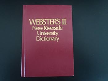 Dic Webster's II New Riverside University Dictionary: Author